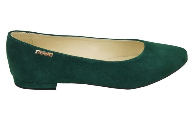 Dámské baleríny Malachite přírodní kůže Semiš 131 ElitaBut