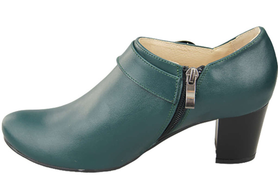 Obuv Dámské polobotky z přírodní kůže Malachite 826 ElitaBut