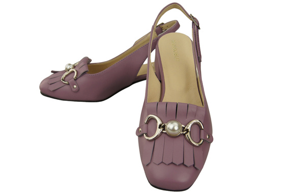 Dámská obuv Lila Sandály zdobené třásněmi Přírodní kůže 208 ElitaBut