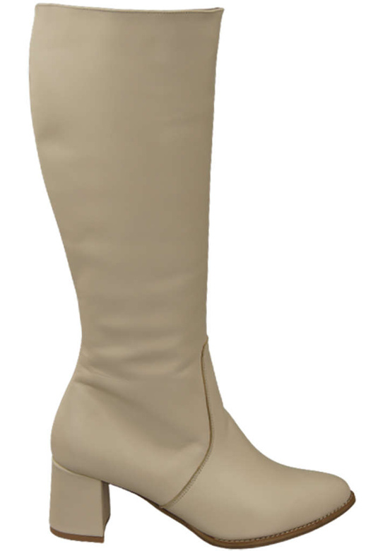 Dámské boty Classic Natural leather Beige 175 ElitaBut