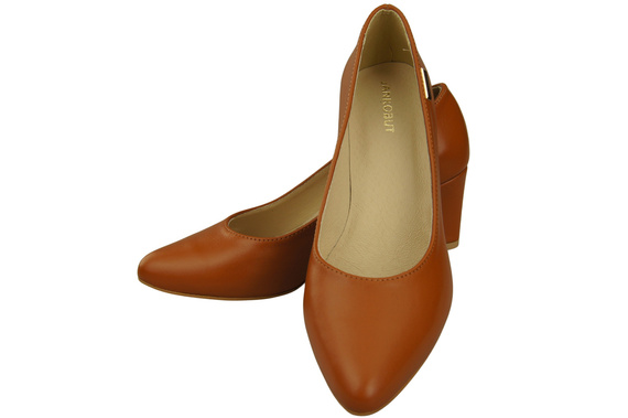 Klasické dámské hladké boty z přírodní kůže 213 ElitaBut