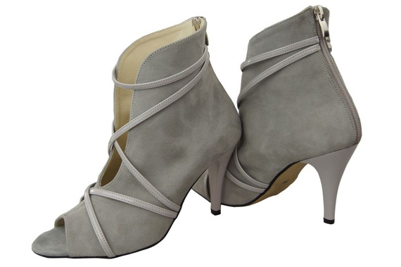 Dámská obuv Peep Toe Natural Leather Ash 107 ElitaBut