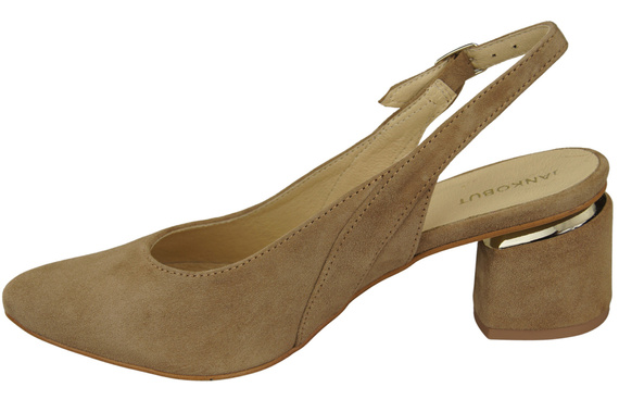 Dámské sandály z přírodní semišové kůže Olive Elegance and Comfort 196 od ElitaBut