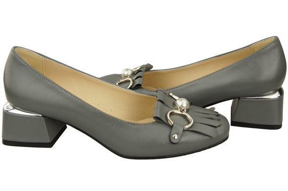 Dámská obuv Dámské lodičky se střapcem Ash Natural leather 195 ElitaBut