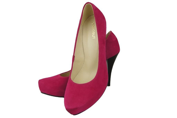 Dámská obuv Fialová přírodní semiš 644 ElitaBut