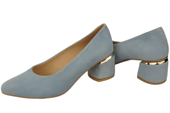 Dámská obuv Blue Suede Natural Leather 143 Z ElitaBut