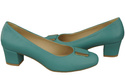 Dámská obuv Natural Leather 187 Turquoise ElitaBut
