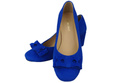 Dámská obuv Azure Natural Leather Suede pumps 163 ElitaBut