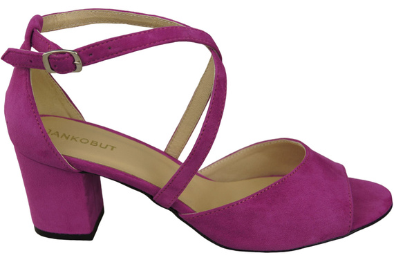 Dámská obuv Sandály Cyclamen přírodní kůže Semiš 111 ElitaBut