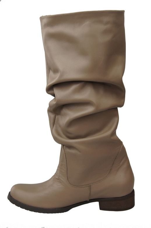 Dámské boty Cappuccino tmavá kůže 123 ElitaBut