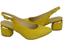 Dámské sandály z přírodní semišové kůže Lemon Elegance and Comfort 196 From ElitaBut
