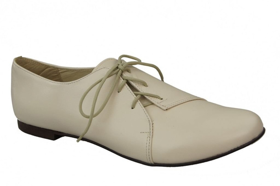 Dámské baletní boty Beige natural leather 110 ElitaBut