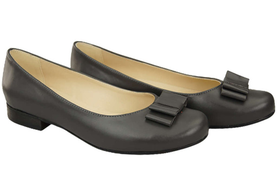 Dámská baletní obuv Natural Leather Graphite 702 ElitaBut