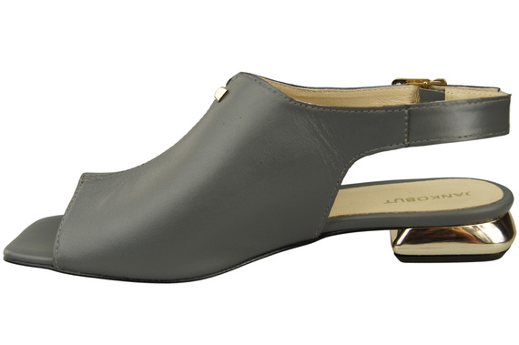 Pohodlná dámská obuv Ash Sandály s plochým zlatým podpatkem Přírodní kůže 207 ElitaBut