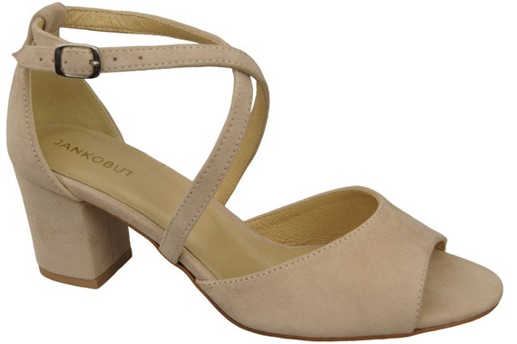 Dámská obuv Sandály Pink Powder natural leather Suede 111 ElitaBut