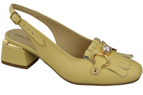 Dámská obuv Sandály Banana zdobené třásněmi Přírodní kůže 208 ElitaBut