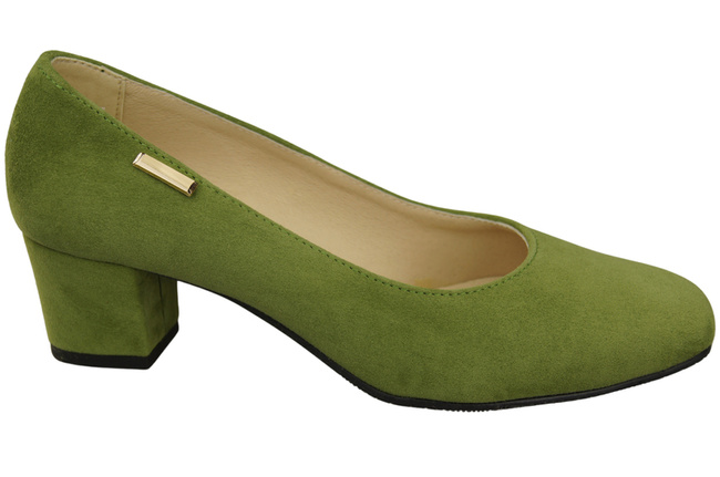 Pohodlná dámská obuv Pistachio Natural Leather Suede 172 Od ElitaBut