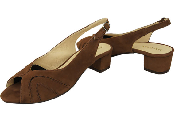 Dámská obuv Sandály semišové hnědé 991 ElitaBut