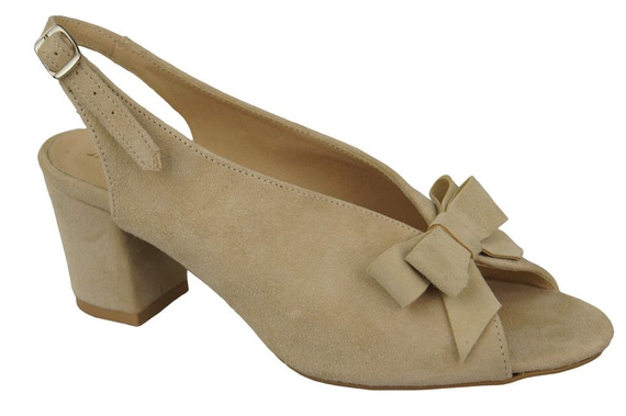 Dámská obuv Sandály Béžová přírodní kůže Semiš 148 ElitaBut