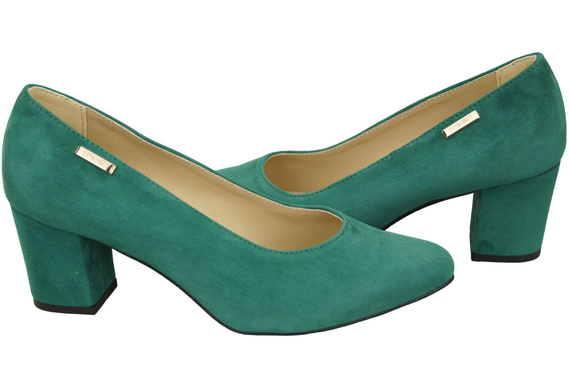 Dámská obuv Malachite Natural Leather Suede pumps 106 ElitaBut