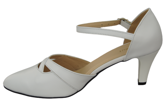 Dámská obuv Sandály Bílá přírodní kůže 151 ElitaBut