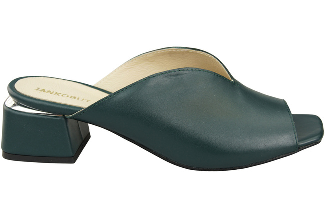 Dámská obuv Žabky na podpatku Malachite Natural Leather 210 ElitaBut