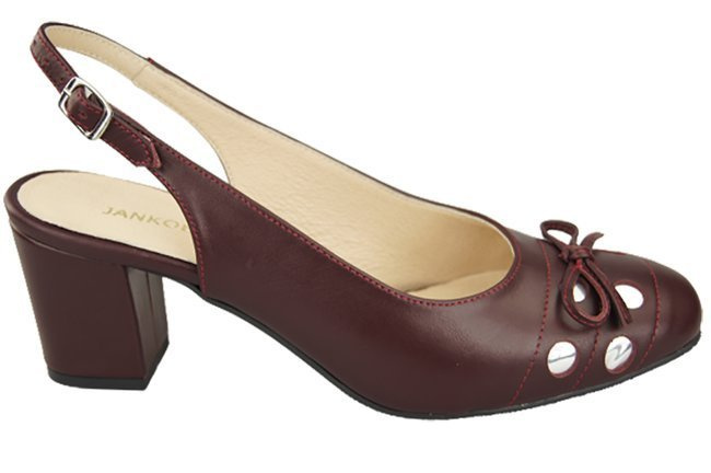 Dámská obuv Sandály Maroon Natural Leather 167 ElitaBut
