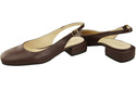 Dámská obuv Sandály Chocolate Flat Heel Natural Leather 206 ElitaBut