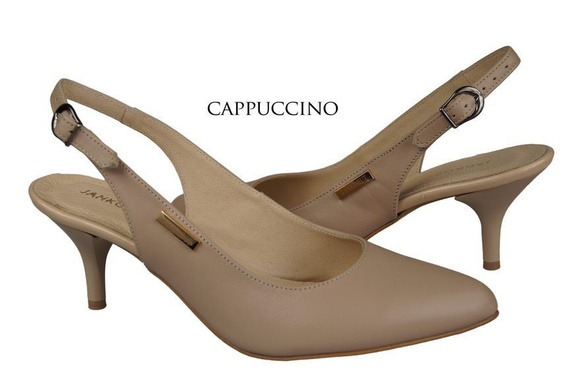 Dámská obuv Sandály z přírodní kůže Cappuccino Lico 910 ElitaBut