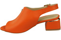 Dámská obuv Sandály Orange gold buckle Natural leather 198 ElitaBut