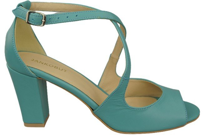 Dámská obuv Tyrkysové sandály Přírodní kůže 186 ElitaBut