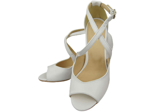 Dámská obuv Sandály White Natural Leather 186 ElitaBut