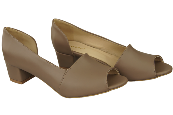 Dámská obuv Sandály Cappuccino Přírodní kůže 147 ElitaBut