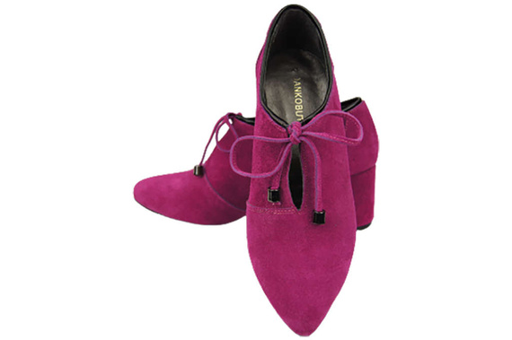 Dámská obuv Purple Velour přírodní kůže 183 ElitaBut