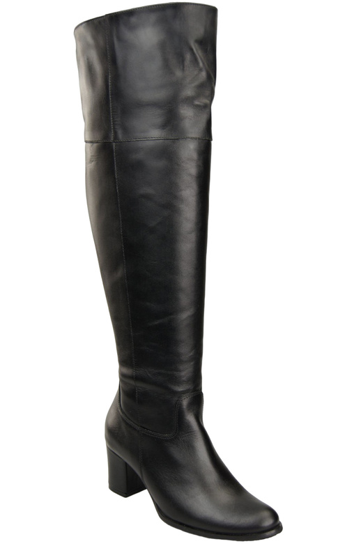 Dámské boty Black Musketeers High over the knee natural leather 190 ElitaBut