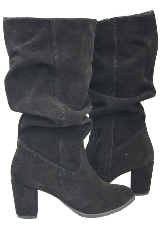 Dámské boty Černá kůže Velour 141 ElitaBut