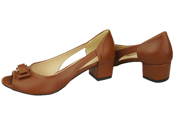 Dámská obuv Sandály Hnědá přírodní kůže 145 ElitaBut