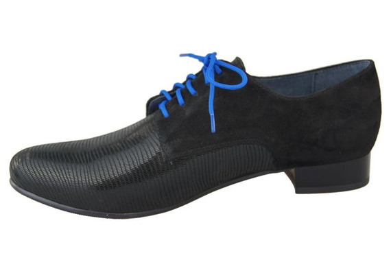 Dámská obuv Šněrovací boty z přírodní kůže Black 959 ElitaBut