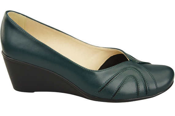 Kotníkové boty Malachite Dámské lodičky z přírodní kůže 828 ElitaBut