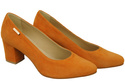 Dámská obuv Orange Natural Suede Leather 106 ElitaBut