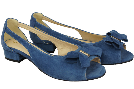 Obuv Dámské sandály Modrá přírodní semišová kůže 994 Z Kombinace stylu a pohodlí ElitaBut