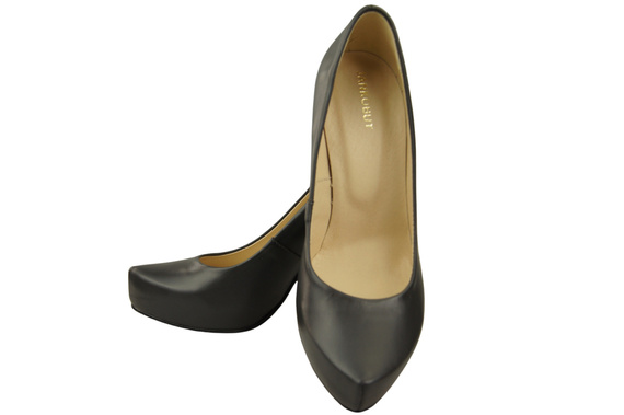 Dámská obuv Graphite Leather Stiletto pumps 205 ElitaBut