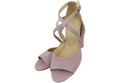 Dámská obuv Sandály Bright Lilac Natural Leather 111 ElitaBut