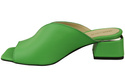 Dámské žabky na podpatku Lime Natural Leather 210 ElitaBut