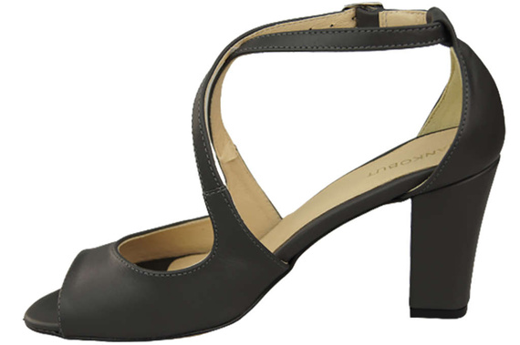 Dámská obuv Sandály Graphite Natural Leather 186 ElitaBut