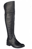Dámské boty Black Musketeers High over the knee natural leather 638 ElitaBut