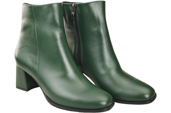 Obuv Dámské boty Emerald Green for Zimní přírodní kůže 214 Z ElitaBut