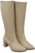 Dámské boty Classic Natural leather Beige 175 ElitaBut