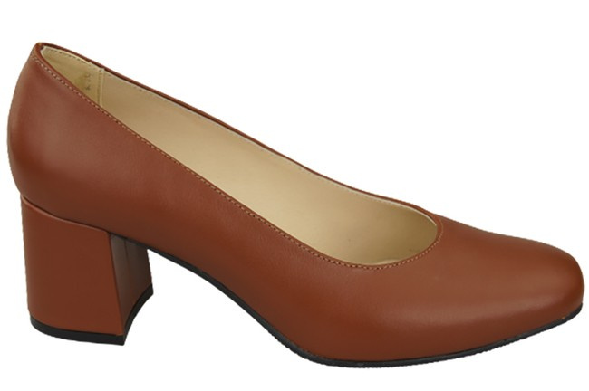 Dámská obuv Dámské lodičky Přírodní kůže 171 Hnědá ElitaBut