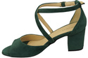 Dámská obuv Sandály Zelená semišová kůže 111 ElitaBut
